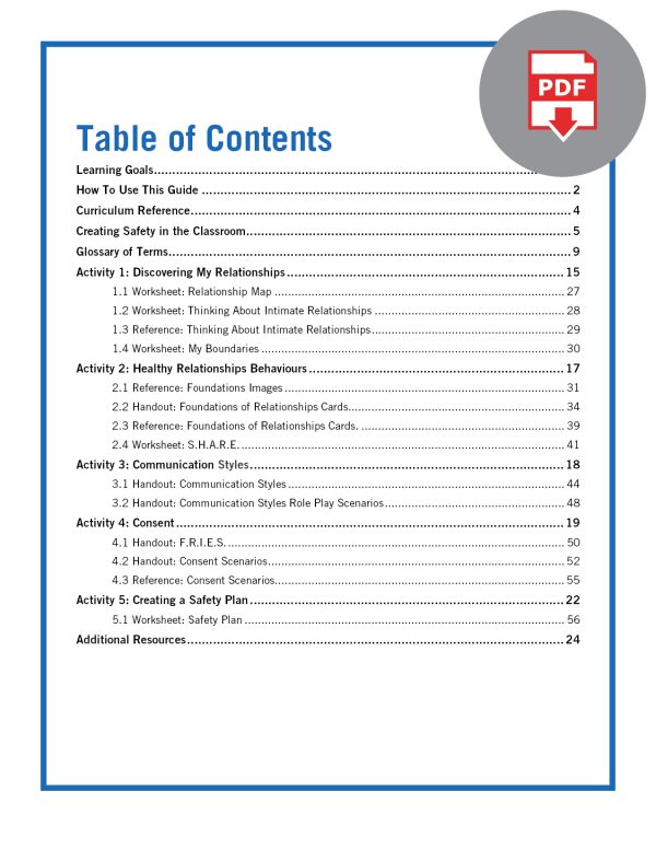 Educator Guide: Healthy Relationships & Consent (Digital) - Image 2