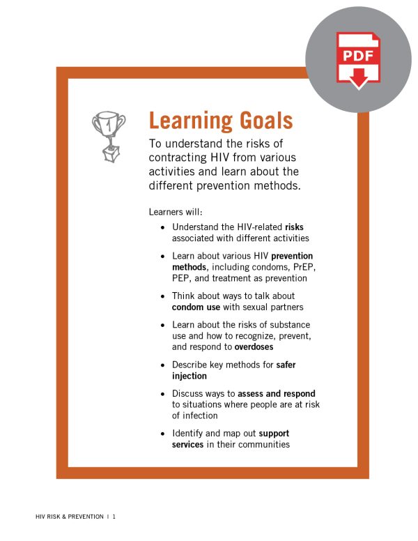 Educator Guide: HIV Risk & Prevention (Digital) - Image 3